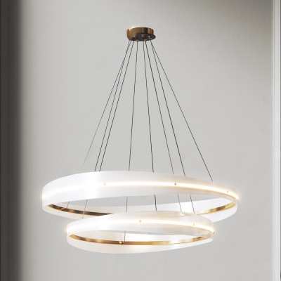 现代双层艺术吊灯3D模型下载